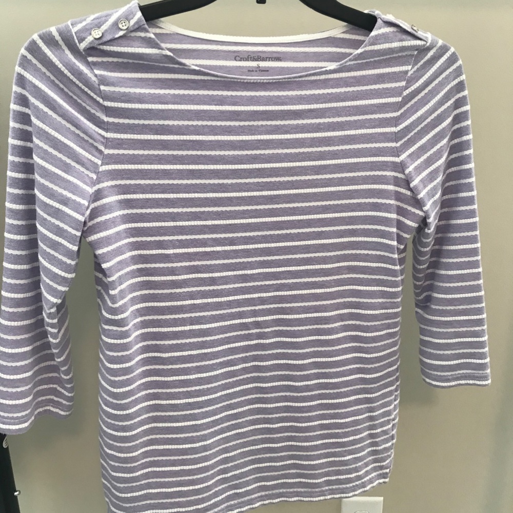 Croft & Barrow Lilac Top